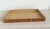 Brown Large Rectangular Split Reed Bamboo Wood Tray For Sale - Image 8 of 9