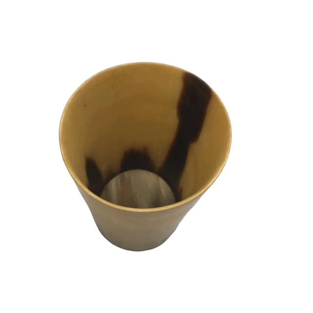 Early 20th Century Real Moose Antler Horn Cup—Shot Glass For Sale - Image 4 of 12