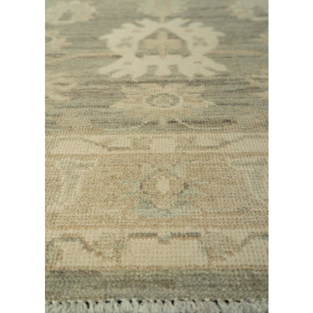 Turkish Oushak Rug 3'1" x 5'2" #21376 For Sale - Image 3 of 8