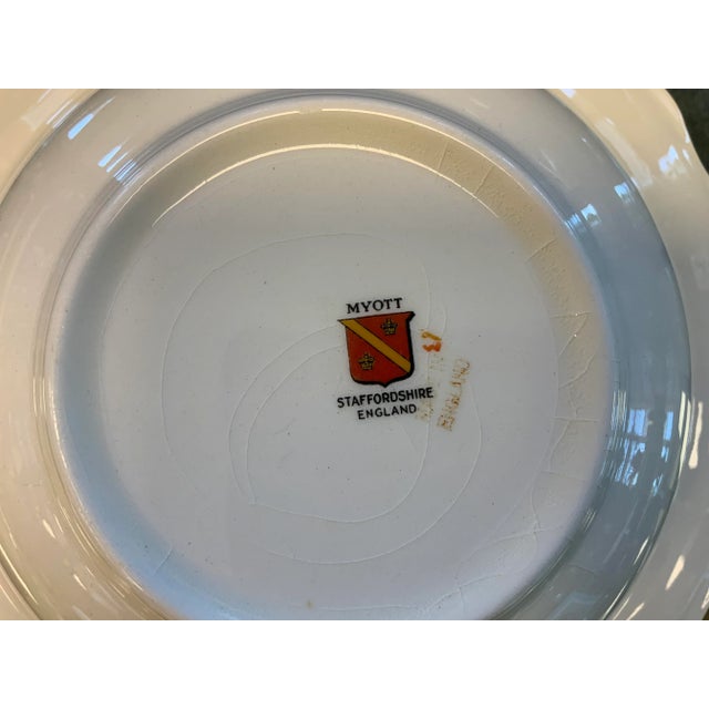 Ceramic 1950s Staffordshire Myott "Devon" Veggie Bowl For Sale - Image 7 of 8