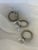 Contemporary Vintage Glitiziness Large Napkin Rings, Set of 4 For Sale - Image 3 of 4