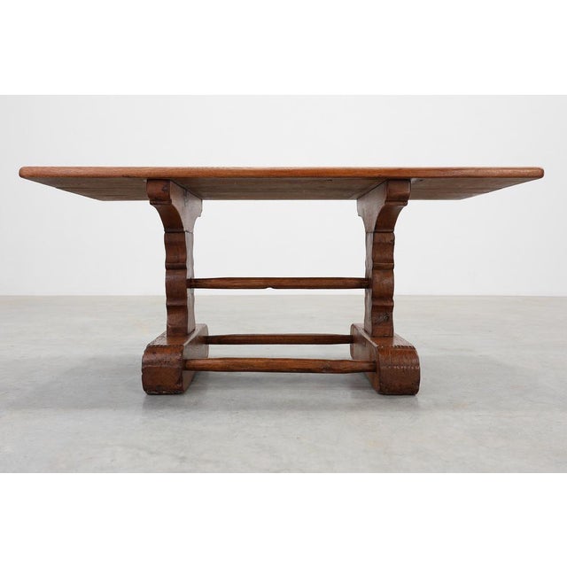 Antique 17th Century Oak Monastery Coffee Table, France For Sale - Image 6 of 13