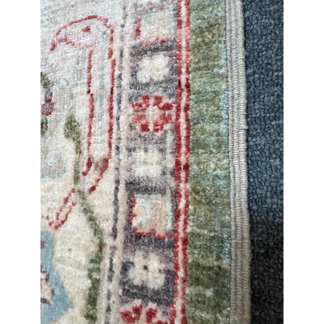 6ft 2in × 9ft Hand-Knotted Wool Oriental-Style Area Rug For Sale - Image 10 of 12