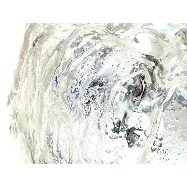 Textured Glass Flush Mount from Limburg, Germany, 1970s, Set of 2 For Sale - Image 11 of 16