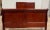 Vintage Full Size Late 20th Century Traditional Louis Philippe Style Sleigh Bed For Sale In Kansas City - Image 6 of 10