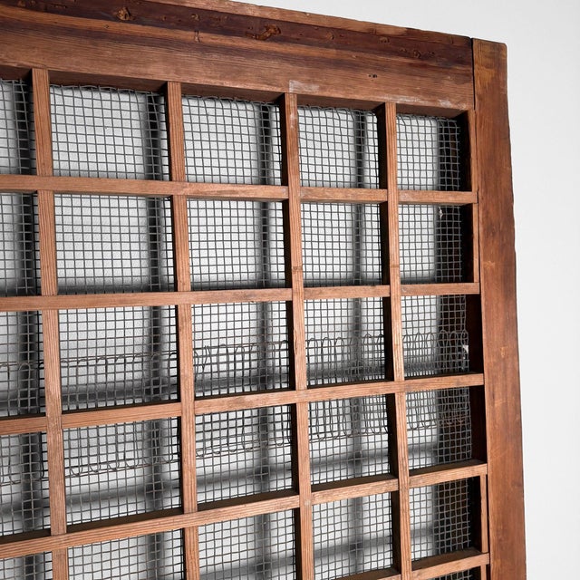 Antique Japanese Wooden Door Wall Panel, 1890s For Sale - Image 16 of 18