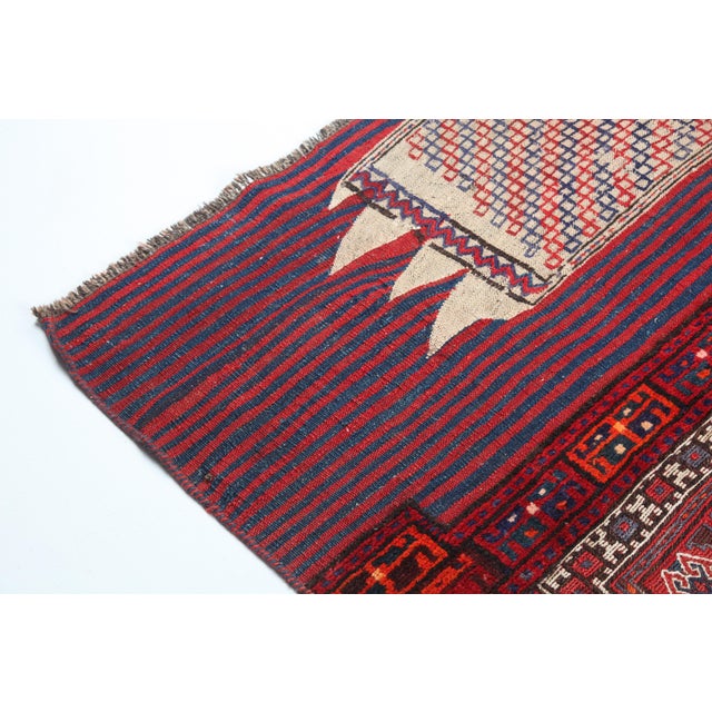 Vintage Kurdish Bahtiyari Tribal Textile – Rug, Kilim & Embroidery for Floor - 3' 2'' X 7' 3'' For Sale - Image 11 of 12