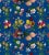 Nicolette Mayer through The House of Scalamandre Flora & Fauna Wallcovering, Blue For Sale