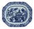 Grand River Landscape: Chinese Export Blue & White Porcelain Large Platter For Sale - Image 12 of 12