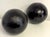 Graduated (9" & 7") Pair of Artisan Bronze Garden Balls / Sculptural Spheres For Sale - Image 11 of 18