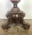 Brown 18th Century Italian Baroque Carved Standing Lamp W/ Parchment Shade For Sale - Image 8 of 12