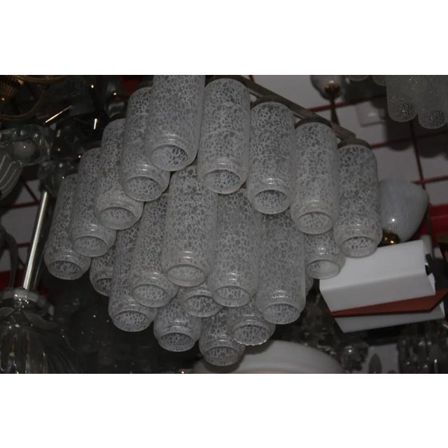 Murano Glass Waterfall Chandelier, 1970s For Sale - Image 6 of 7