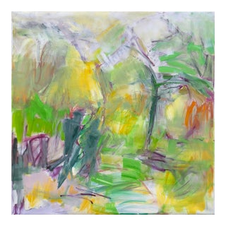 "Hiking in Hokkaido" by Trixie Pitts Large Abstract Expressionist Oil Painting For Sale