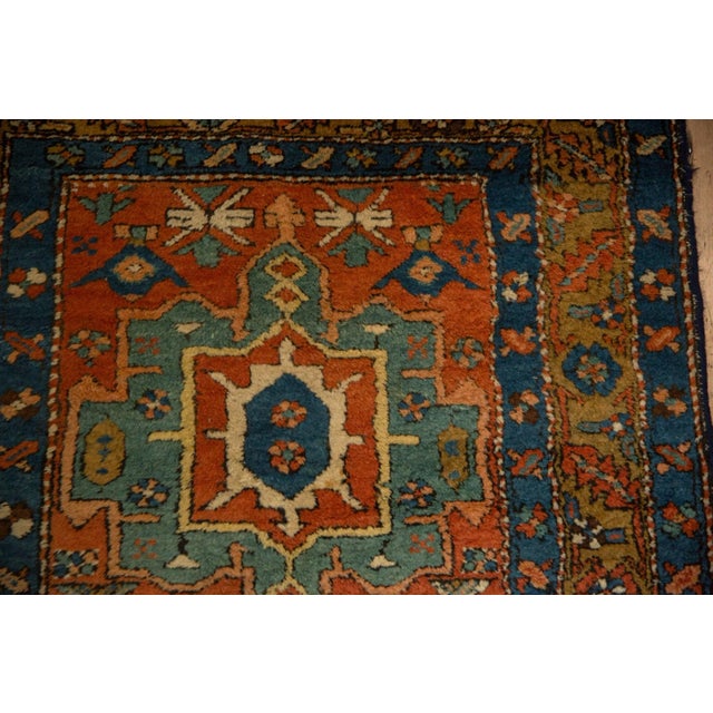 Antique Heriz Rug Runner - 3'7" x 11'7" For Sale - Image 9 of 11