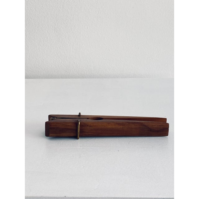 Wood Vintage Nutcracker in Brass and Wood, 1960s For Sale - Image 7 of 15