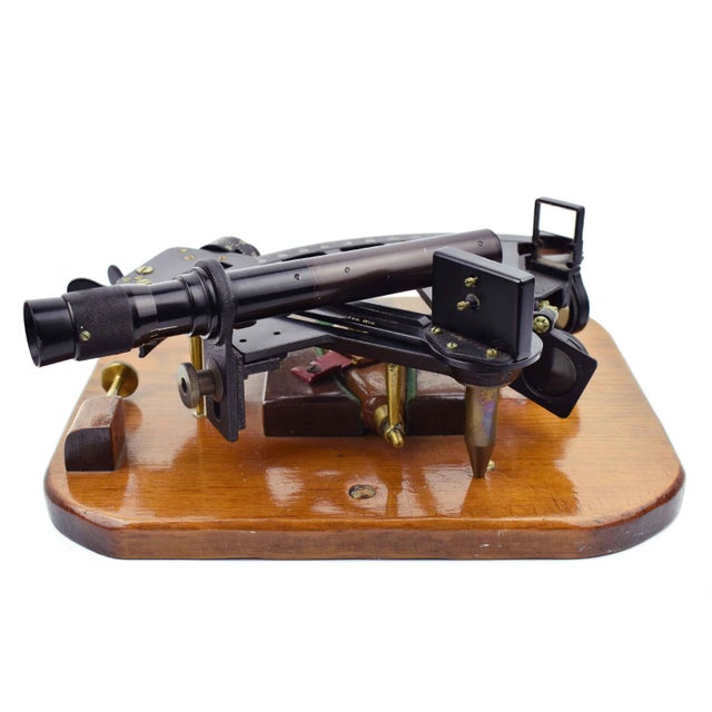 This historic 1944 David White Sextant, marked US Navy BU NAV Mark II 21616 - 1944 David White Co. Milwaukee, Wis., is a...
