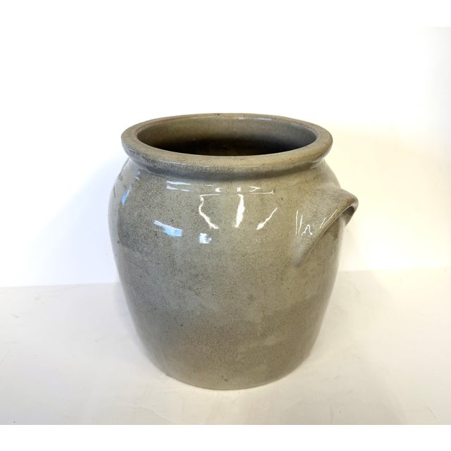 Early 20th Century French Stoneware Confit Pot For Sale - Image 5 of 10