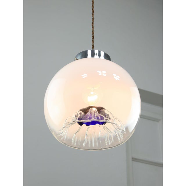 Mid-Century Murano Glass Pendant from Mazzega, 1960s For Sale - Image 12 of 12