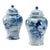 Wildwood June Blue Porcelain Jars, Set of 2 For Sale
