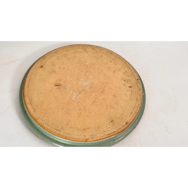 Heavy Glazed Pottery Dish, 1970s For Sale - Image 12 of 16