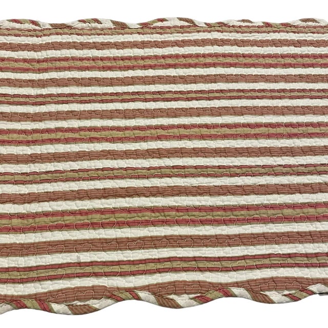 Textile Pierre Frey French Botanical Reversible Table Runner For Sale - Image 7 of 10