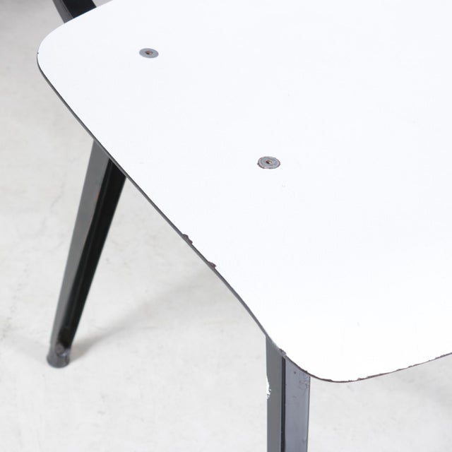 Black Result Chairs by Friso Kramer for Ahrend-De Cirkel, 1950s, Set of 6 For Sale - Image 8 of 11