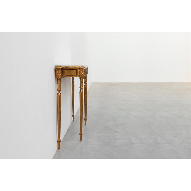 1950s 20th Century Louis XVI Console Table by Deknudt, Belgium, 1950s For Sale - Image 5 of 11