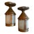Mid 20th Century Copper Ceiling Flushmount Lanterns For Sale
