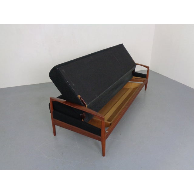 Teak Sofa or Daybed by Carl Straub for Goldfeder, Germany, 1950s For Sale - Image 14 of 18