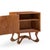 Wood Vladimir Kagan Style Mid Century Sculpted Walnut Nightstands - Pair For Sale - Image 7 of 11