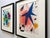 1970s Joan Miro Vintage 1972 Mid Century Modernist Framed " Le Chanteur " and " l'Etoile Bleu " Original Lithograph Prints - Set of 2 For Sale - Image 5 of 18