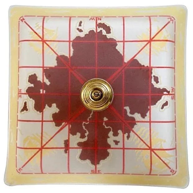 Nautical Map Ceiling Light by Moe, C1950 For Sale - Image 11 of 12