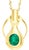 4Ct Colombian Emerald Pendent/Necklace 18 Karat Gold Estate Convertible to Ring For Sale - Image 18 of 18