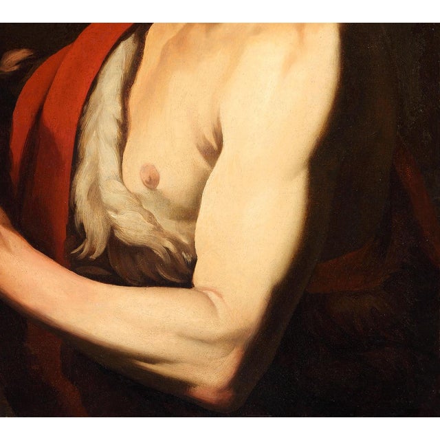 Black Jan Janssens, Saint John the Baptist, Oil on Canvas, 17th Century, Framed For Sale - Image 8 of 10