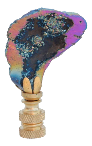 Titanium Crystal Lamp Finial