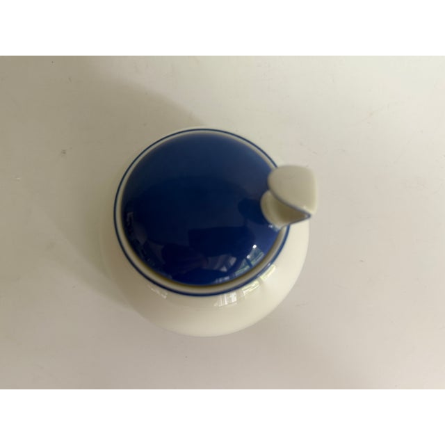 2000 - 2009 Tac Blau Sugar Bowl by Walter Grohius for Rosenthal Germany, 2009 For Sale - Image 5 of 6