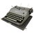 German Mechanical Typewriter with Carrying Case from Rheinmetall, 1950s For Sale - Image 12 of 12