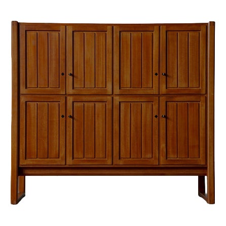 Large Teak Cabinet, Germany, 1970s For Sale