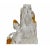 Crystal Glass Liuli Pate-De-Verre White Clear Kwan Yin Bodhisattva Statue For Sale In San Francisco - Image 6 of 7