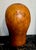 Victorian Antique Millinery Balsa Wood Hat Store Display Head For Sale - Image 3 of 5