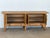Danish sideboard in solid oak with a bleached, limed finish, produced by an unknown Danish cabinetmaker, circa 1960s. The...