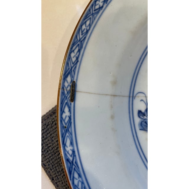 18th-Century Chinese Export Blue and White Plates, Set of 2 For Sale - Image 15 of 15
