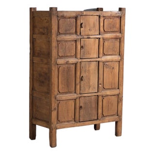 Antique Qing Dynasty Lanzhou Gansu Cabinet in Pine For Sale