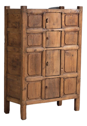 Antique Qing Dynasty Lanzhou Gansu Cabinet in Pine