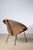 Mid-Century Modern Mid-Century Modern Woven Rattan and Metal Cone Chairs, Italy, 1950s, Set of 2 For Sale - Image 3 of 10