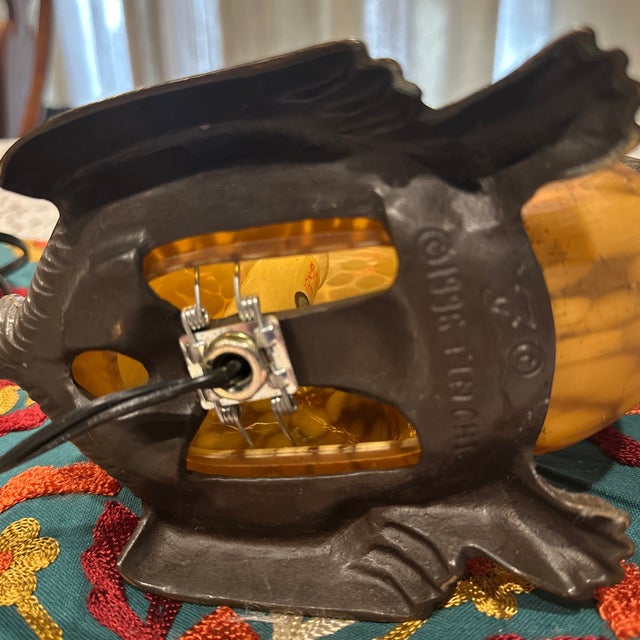 Vintage Mid-Century Art Glass Nightlight For Sale - Image 4 of 4