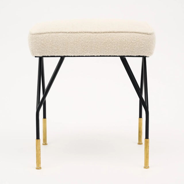 1980s Vintage Italian Carlo Di Carli Stools For Sale - Image 5 of 9