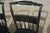 Black Vintage S Bent Bros Hitchcock Style Black Stenciled Dining Chairs Set of 4 For Sale - Image 8 of 18