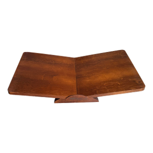Vintage Wood Coffee Table Bookstand - Mid-Century Modern