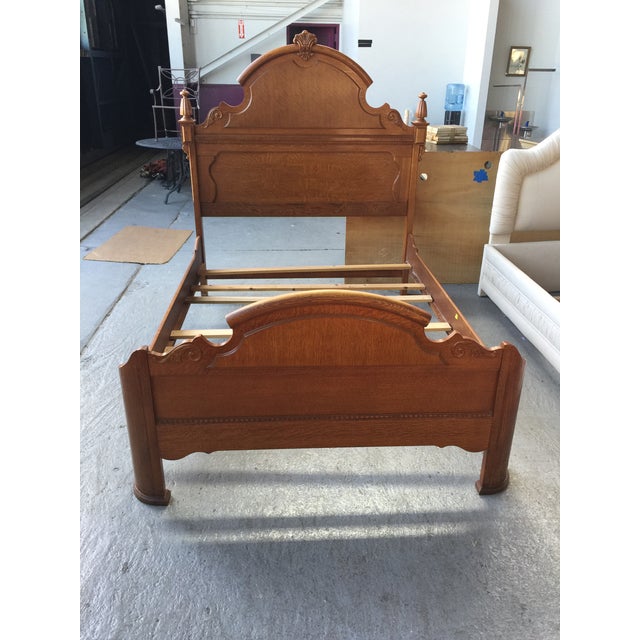 Lexington Victorian Mansion Style Queen Size Bed Chairish